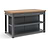 Walcote Kitchen Island Forest Green Wood
