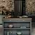 Walcote Kitchen Island Forest Green Wood