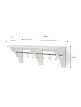 Walcote Shelf Medium Lily White