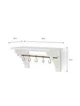 Walcote Shelf Small Lily White