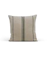 Windrush Stripe Cushion 60x60 Forest Green