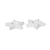 Airdrie Star Tealight Holders Set of 2 White