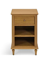 Barton Bedside Table Natural Wood