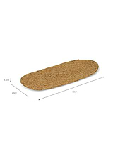 Brading Pet Bowl Mat Natural