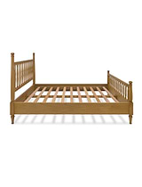 Barton King Bed Natural Wood