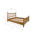 Barton King Bed Natural Wood