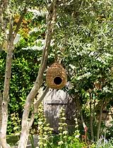 Brading Seagrass Bird House Natural