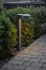 Litcham Outdoor Path Light Grey Aluminium