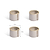 Ithaca Napkin Rings Set of 4 White