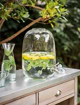 Sunshill Drink Dispenser Clear Glass