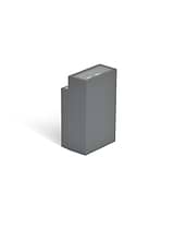 Priors Outdoor Down Light Grey Aluminium