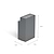 Priors Outdoor Down Light Grey Aluminium