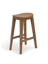 Walcote Bar Stool Natural Wood