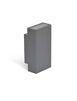 Priors Outdoor Up and Down Light Aluminium