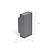 Priors Outdoor Up and Down Light Aluminium
