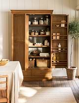 Walcote Pantry Natural Wood