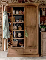Walcote Pantry Natural Wood
