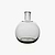 Ambra Vase Glass Clear Small