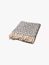 Anna Blanket 125x175cm Beige Black
