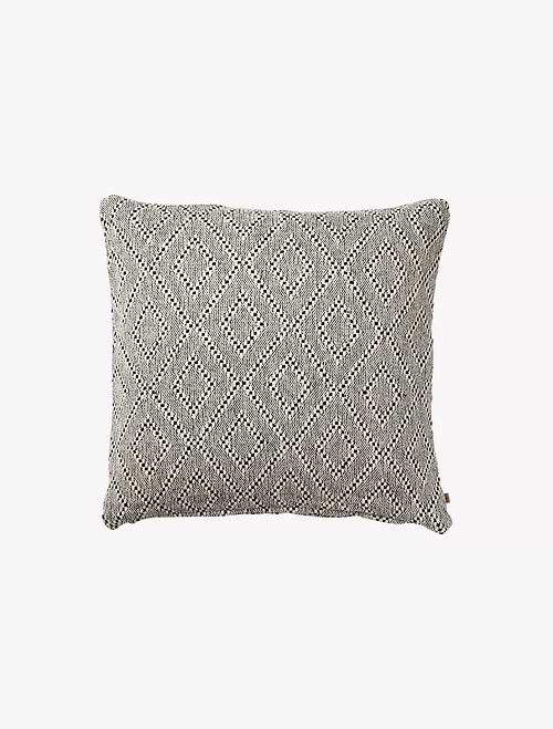 Anna Cushion Cover 50x50cm Beige Black