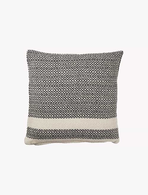 Anna Cushion Cover 50x50cm Black Warm White