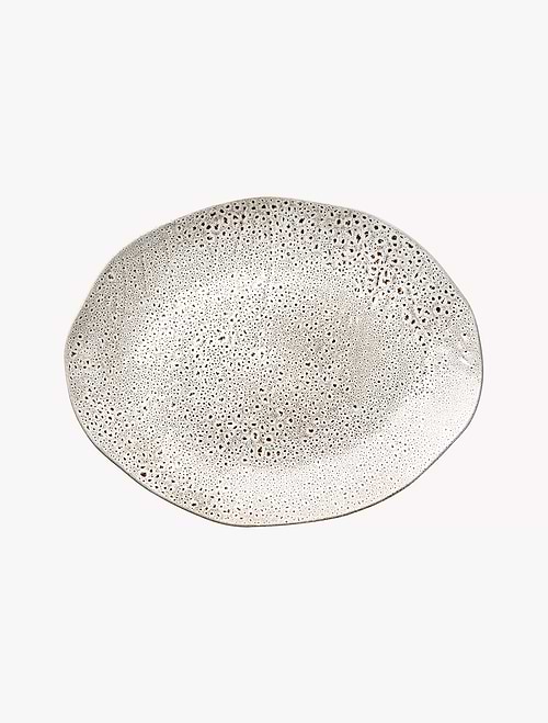 Annabelle Tray Stoneware Beige