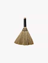 Broom Brush Seagrass Black Large