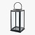 Clinton Lantern Iron Black Large