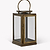 Clinton Lantern Iron Brass Large
