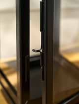 Clinton Lantern Iron Black Medium