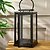Clinton Lantern Iron Black Medium