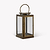Clinton Lantern Iron Brass Medium
