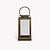 Clinton Lantern Iron Brass Medium