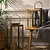 Clinton Lantern Iron Brass Medium