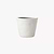 Cocos Pot 12cm White Stoneware