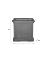 Boxgrove Planter 44cm Carbon