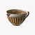 Costa Bowl with spout Stoneware Mustard Multi Small