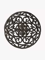 Frej Trivet Iron Round Brown
