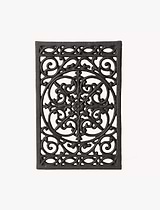 Frej Trivet Iron Retangular Brown