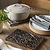 Frej Trivet Iron Retangular Brown