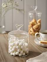 Kling Jar with lid Glass Clear Small