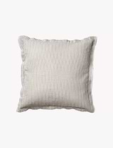 Line Cushion Cover 50x50cm Cotton Grey