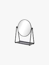 Marina Mirror Iron Black Medium