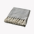 Petra Diamond Blanket 125x170cm Light Grey Mustard