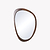 Portland Mirror Mango Wood Dark Brown Large