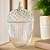 Romance Bowl with Lid Glass Clear Large