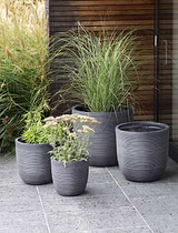 Rodborough Planter 53cm Carbon