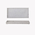 Majsa Tray Marble Rectangular White