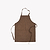 Apron Cotton Brown