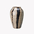 Eden Vase Stoneware Black Large